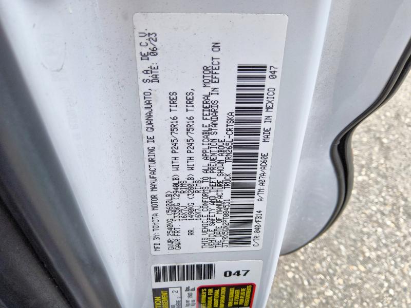 Продажа на аукционе авто 2023 Toyota Tacoma, vin: 3TYRX5GN2PT084531, номер лота: 69385156