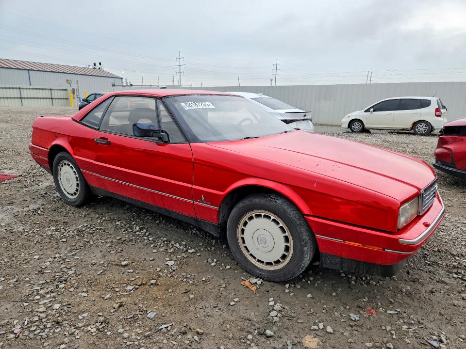 68187266 :رقم المزاد ، 1G6VR3184KU101011 vin ، 1989 Cadillac Allante مزاد بيع