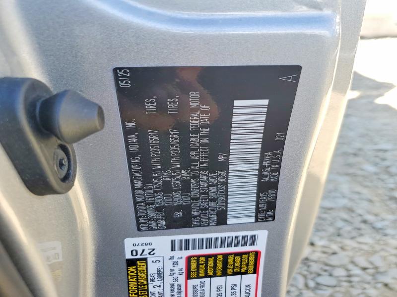 Aukcja sprzedaży 2025 Toyota Sienna, vin: 5TDYSKFCXSS190660, numer aukcji: 70503596