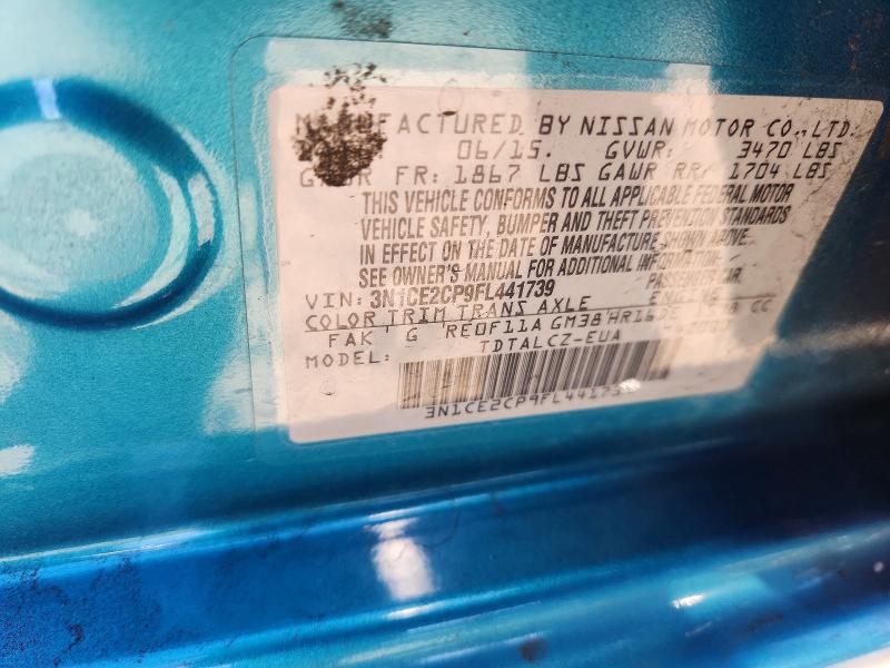 Продажа на аукционе авто 2015 Nissan Versa Note, vin: 3N1CE2CP9FL441739, номер лота: 70482586