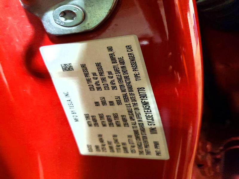 Продажа на аукционе авто 2022 Tesla Model 3, vin: 5YJ3E1EA5NF190778, номер лота: 69520836