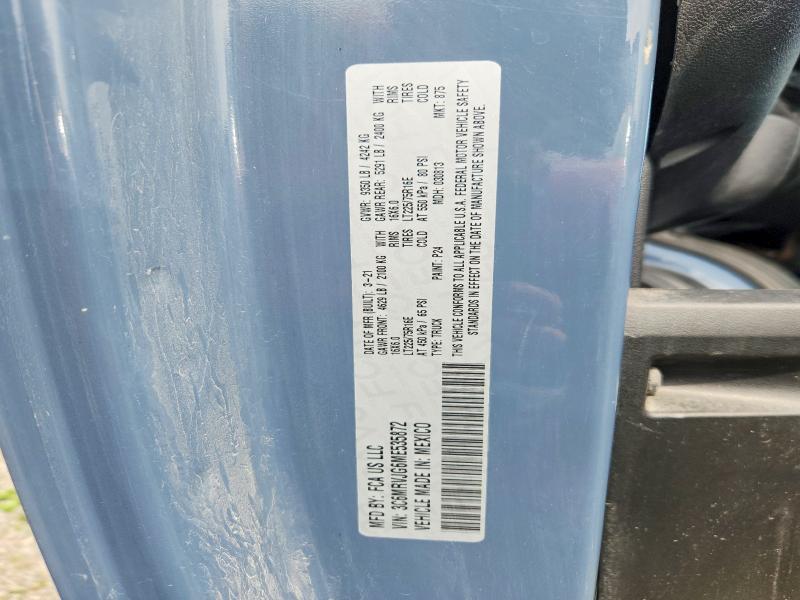 Aukcja sprzedaży 2021 Ram Promaster 3500, vin: 3C6MRVJG6ME535872, numer aukcji: 67937866