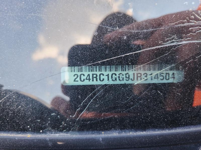 69513446 :رقم المزاد ، 2C4RC1GG9JR314504 vin ، 2018 Chrysler Pacifica مزاد بيع