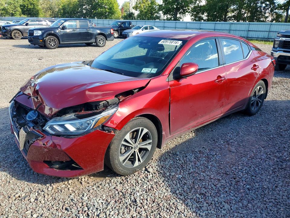 68975816 :رقم المزاد ، 3N1AB8CV3MY298093 vin ، 2021 Nissan Sentra مزاد بيع