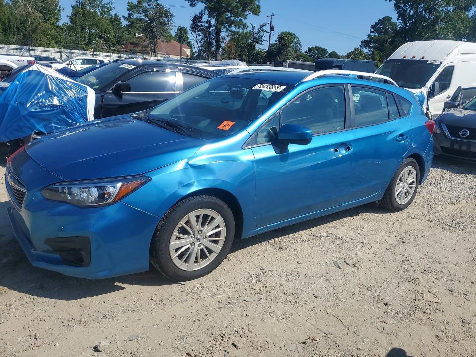 70833026 :رقم المزاد ، 4S3GTAD68J3712749 vin ، 2018 Subaru Impreza مزاد بيع