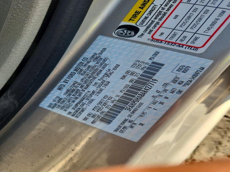 2010 Ford Fusion მანქანა იყიდება აუქციონზე, vin: 3FAHP0HA8AR427719, აუქციონის ნომერი: 69025966