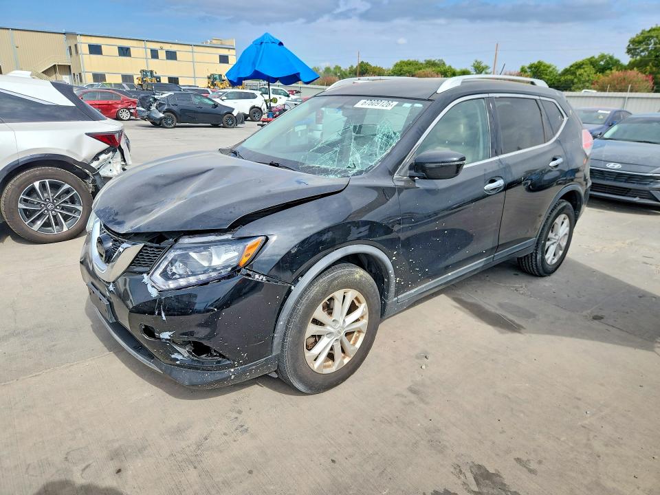 2016 Nissan Rogue მანქანა იყიდება აუქციონზე, vin: KNMAT2MT5GP661617, აუქციონის ნომერი: 67609126