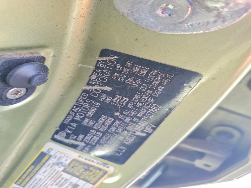 Aukcja sprzedaży 2013 Kia Soul, vin: KNDJT2A64D7537882, numer aukcji: 68257866