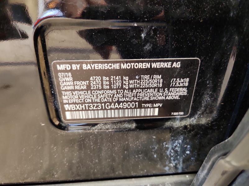 Продаж на аукціоні авто 2016 Bmw X1, vin: WBXHT3Z31G4A49001, номер лоту: 68516136