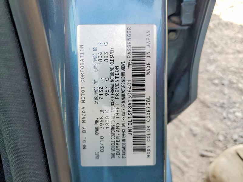 Aukcja sprzedaży 2010 Mazda 3, vin: JM1BL1SF8A1306401, numer aukcji: 67660776