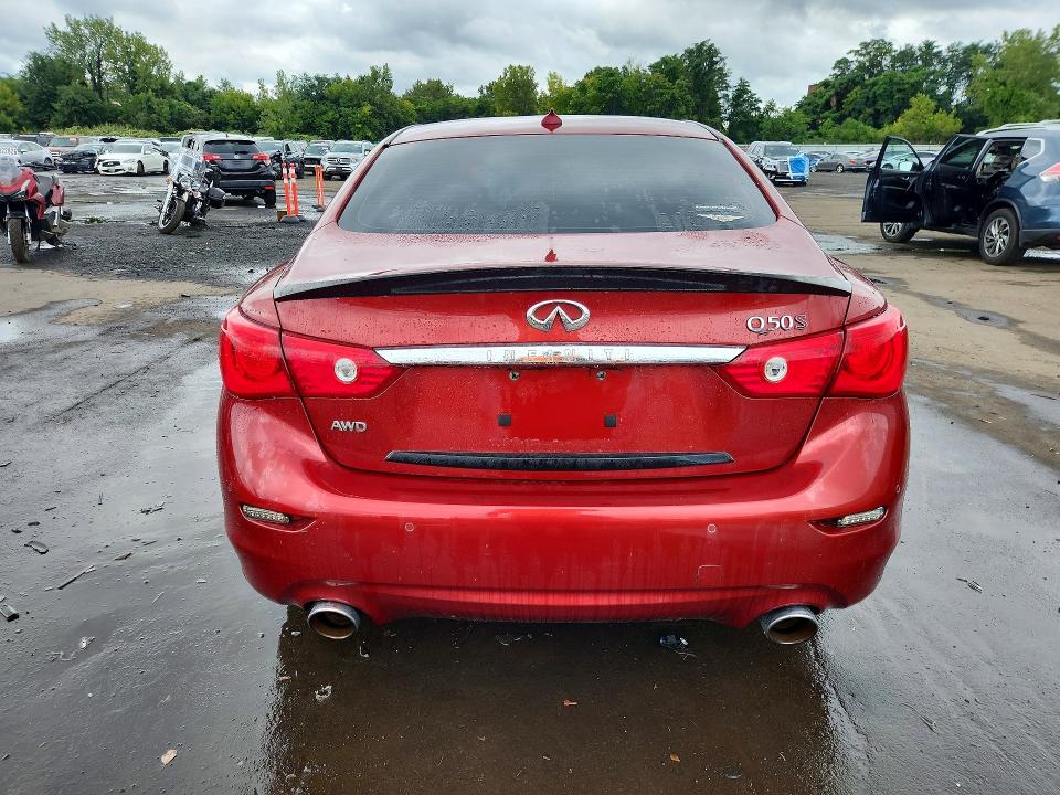 2014 Infiniti Q50 მანქანა იყიდება აუქციონზე, vin: JN1BV7AR8EM681950, აუქციონის ნომერი: 67303386