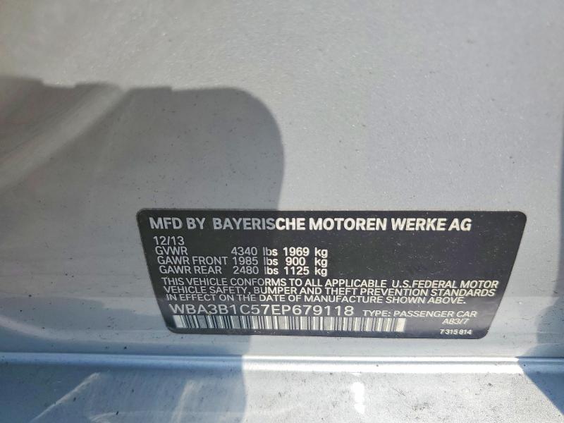 Продажа на аукционе авто 2014 Bmw 320, vin: WBA3B1C57EP679118, номер лота: 67748296