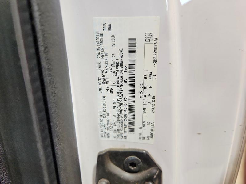 Продаж на аукціоні авто 2017 Ford F150, vin: 1FTMF1C86HKE46175, номер лоту: 69452866