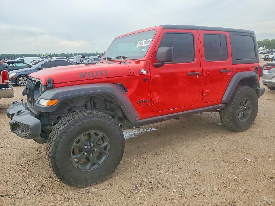 2021 Jeep Wrangler Unlimited მანქანა იყიდება აუქციონზე, vin: 1C4HJXDN7MW737696, აუქციონის ნომერი: 66124566