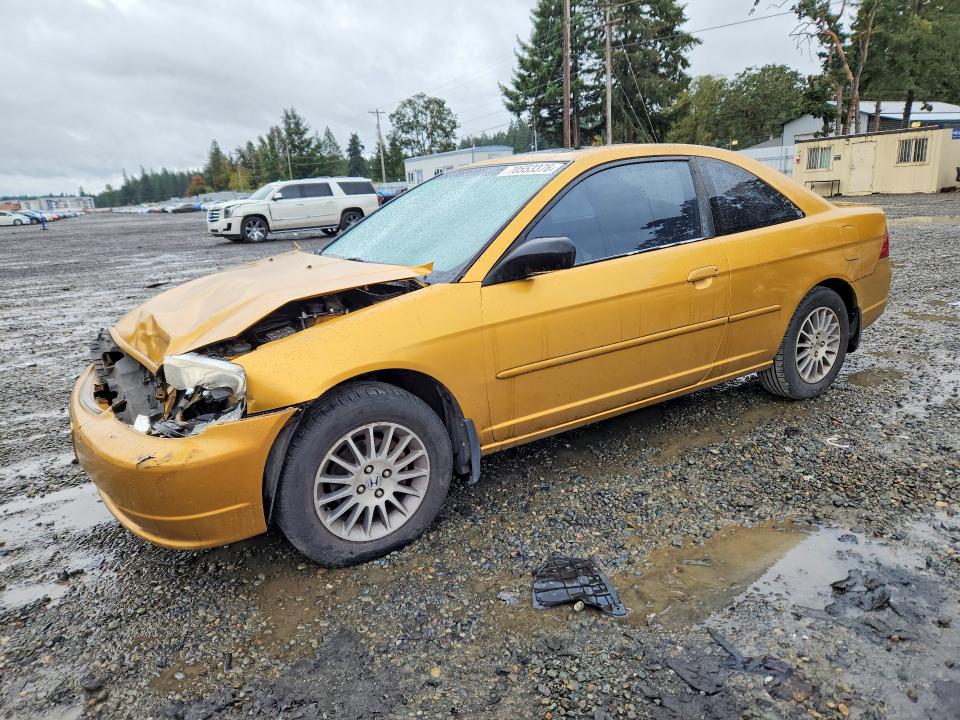 2001 Honda Civic მანქანა იყიდება აუქციონზე, vin: 1HGEM21991L016279, აუქციონის ნომერი: 70553376