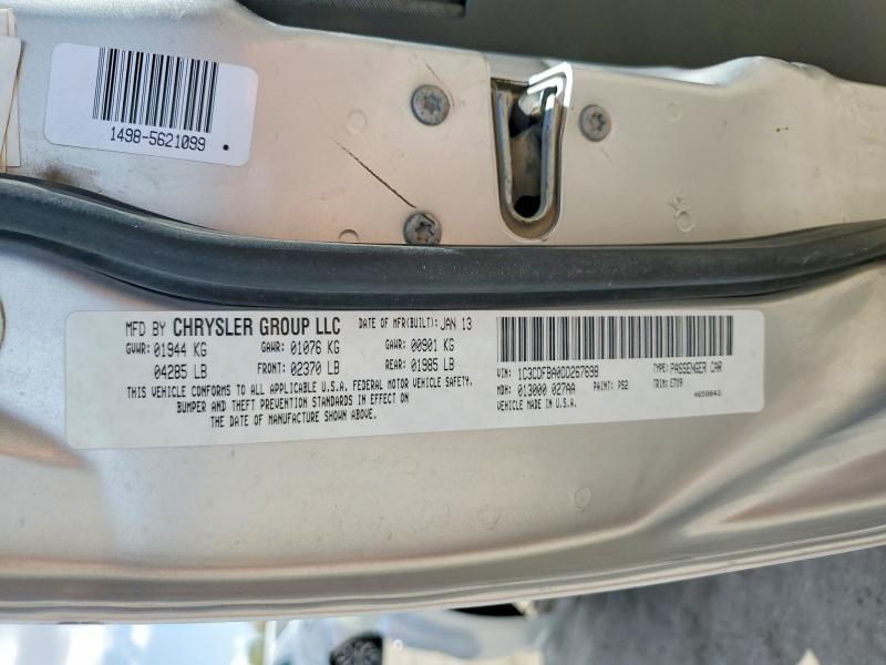 Продажа на аукционе авто 2013 Dodge Dart, vin: 1C3CDFBA0DD267698, номер лота: 68408846