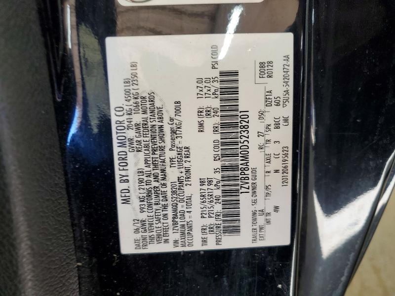Продажа на аукционе авто 2013 Ford Mustang, vin: 1ZVBP8AM0D5238201, номер лота: 70637406