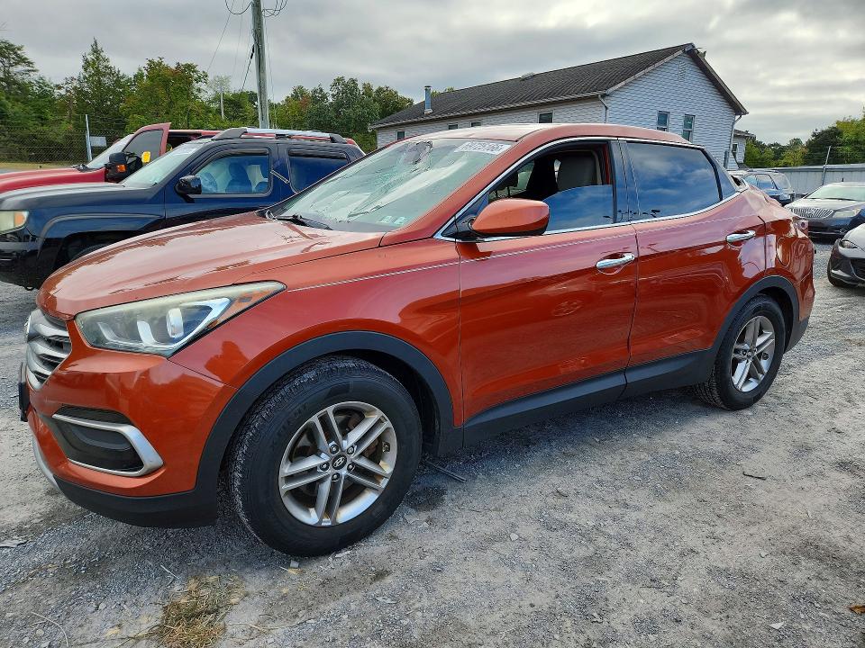 69725166 :رقم المزاد ، 5XYZTDLB2HG477330 vin ، 2017 Hyundai Santa Fe Sport مزاد بيع