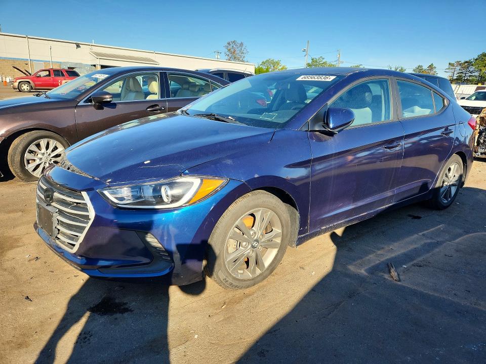 68563836 :رقم المزاد ، 5NPD84LF1HH015476 vin ، 2017 Hyundai Elantra مزاد بيع