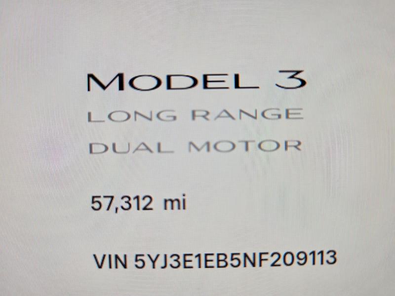Продажа на аукционе авто 2022 Tesla Model 3, vin: 5YJ3E1EB5NF209113, номер лота: 68536226