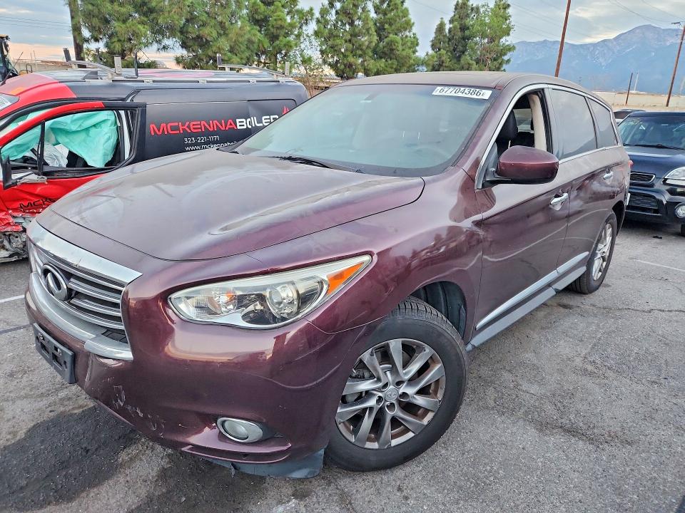 Продаж на аукціоні авто 2014 Infiniti Qx60, vin: 5N1AL0MM9EC505643, номер лоту: 67704386