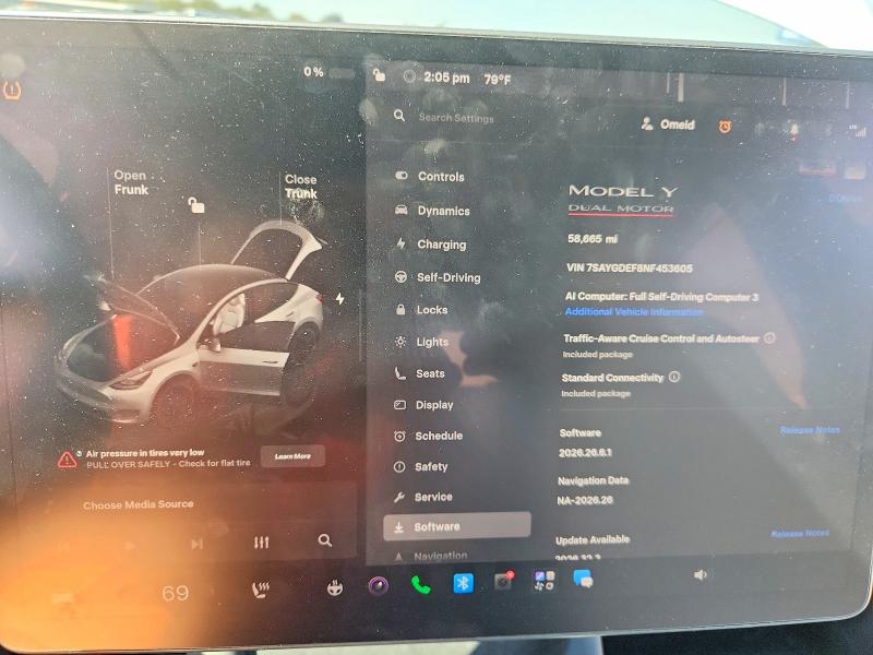 Продаж на аукціоні авто 2022 Tesla Model Y, vin: 7SAYGDEF8NF453605, номер лоту: 69776716