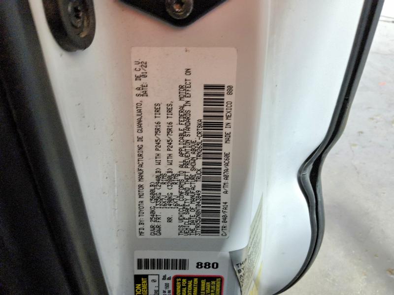 Aukcja sprzedaży 2022 Toyota Tacoma, vin: 3TYRX5GN8NT043849, numer aukcji: 71038326