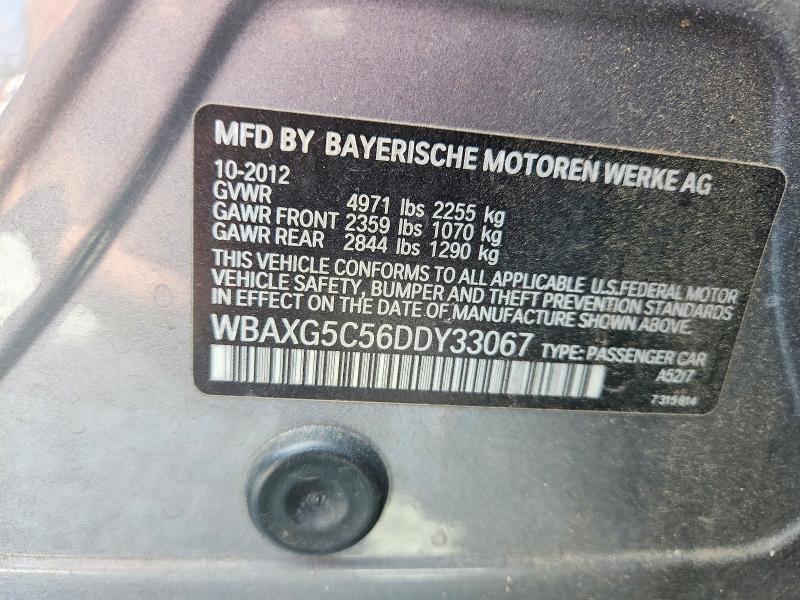 Aukcja sprzedaży 2013 Bmw 528, vin: WBAXG5C56DDY33067, numer aukcji: 69166796