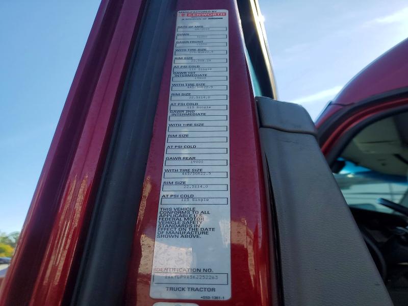 Aukcja sprzedaży 2019 Kenworth Construction, vin: 1XKYDP9X5KJ252263, numer aukcji: 66852666