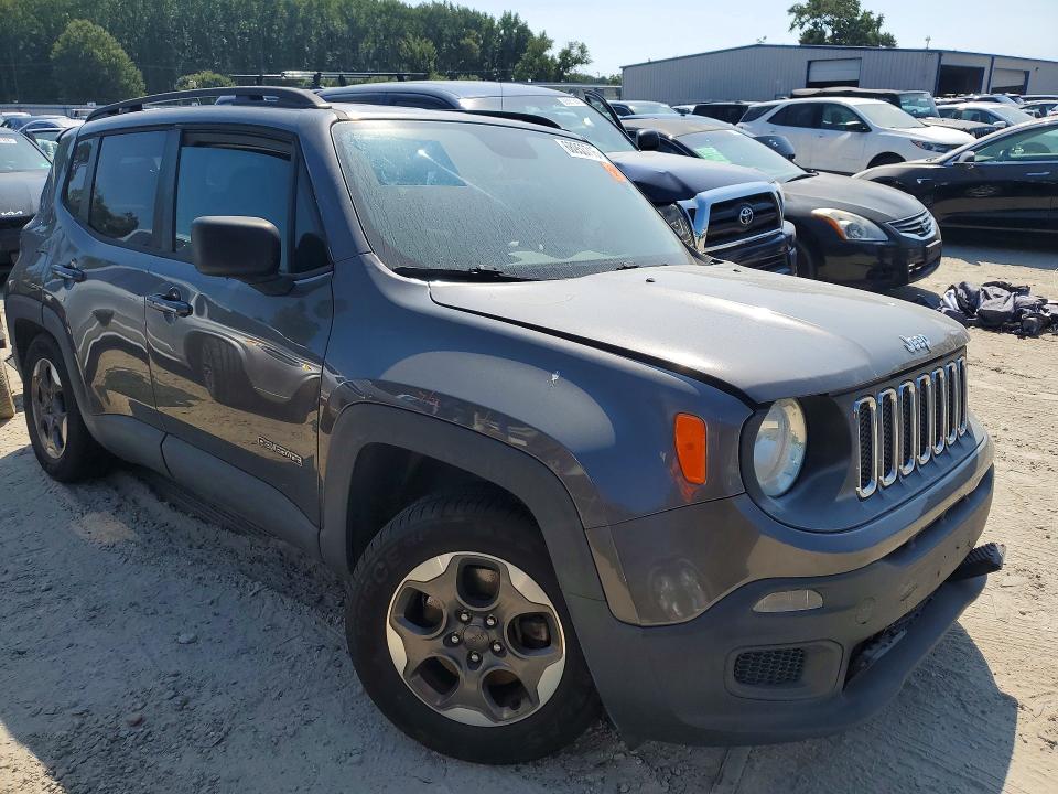68953716 :رقم المزاد ، ZACCJAAT9GPD86575 vin ، 2016 Jeep Renegade مزاد بيع