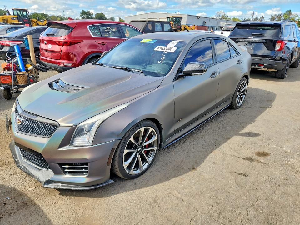2016 Cadillac Ats-v მანქანა იყიდება აუქციონზე, vin: 1G6AN5SYXG0155870, აუქციონის ნომერი: 69652006