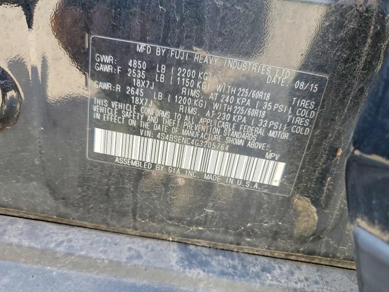 67396066 :رقم المزاد ، 4S4BSENC4G3205764 vin ، 2016 Subaru Outback مزاد بيع