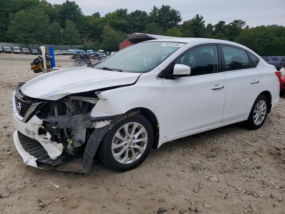 Auction sale of the 2019 Nissan Sentra, vin: 3N1AB7APXKY446283, lot number: 70643286