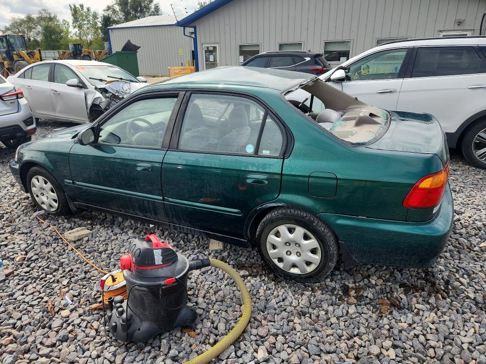 1999 Honda Civic მანქანა იყიდება აუქციონზე, vin: 2HGEJ6612XH520276, აუქციონის ნომერი: 67398796