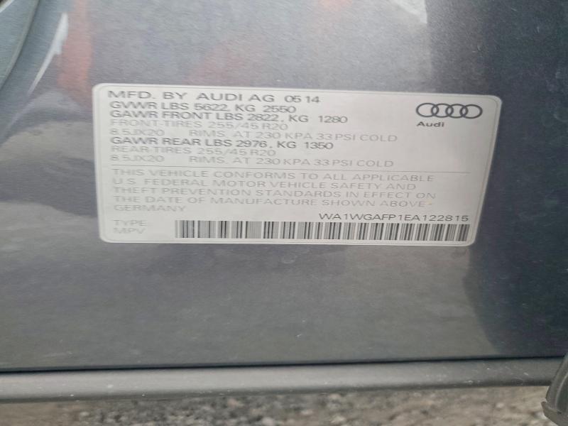 Продажа на аукционе авто 2014 Audi Q5, vin: WA1WGAFP1EA122815, номер лота: 68411446