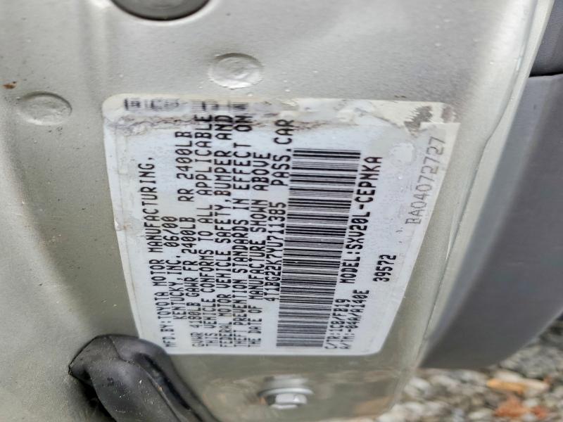 Продажа на аукционе авто 2000 Toyota Camry, vin: 4T1BG22K7YU711385, номер лота: 69909566