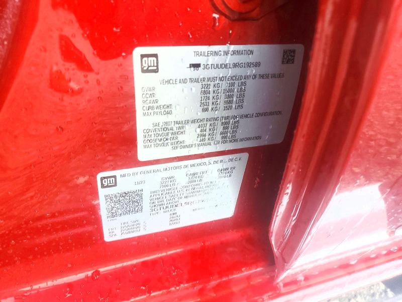 Продажа на аукционе авто 2024 Gmc Sierra, vin: 3GTUUDEL9RG192589, номер лота: 69749726