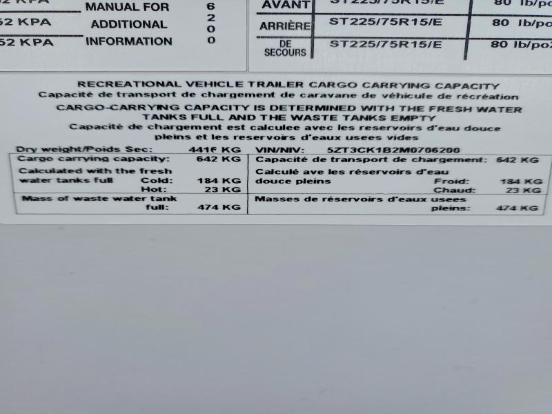 Продаж на аукціоні авто 2021 Forest River Arcticwolf, vin: 5ZT3CK1B2M0706200, номер лоту: 70281956