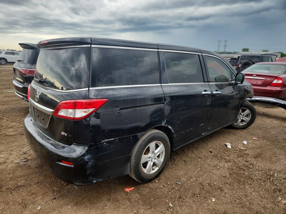 2013 Nissan Quest მანქანა იყიდება აუქციონზე, vin: JN8AE2KP3D9063997, აუქციონის ნომერი: 68513386