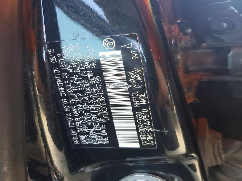 Продаж на аукціоні авто 2015 Toyota Prius C, vin: JTDKDTB38F1097795, номер лоту: 69641176