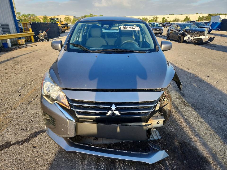 2021 Mitsubishi Mirage მანქანა იყიდება აუქციონზე, vin: ML32AUHJ4MH002161, აუქციონის ნომერი: 69136426