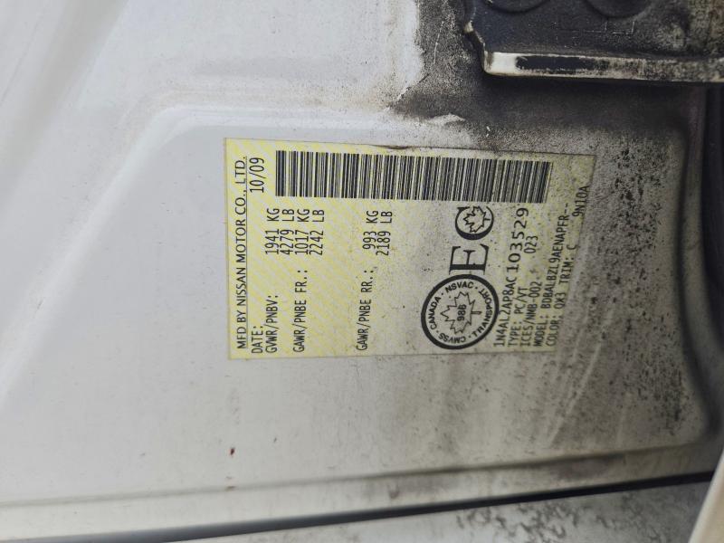 Aukcja sprzedaży 2010 Nissan Altima 25s, vin: 1N4AL2AP8AC103529, numer aukcji: 67611296