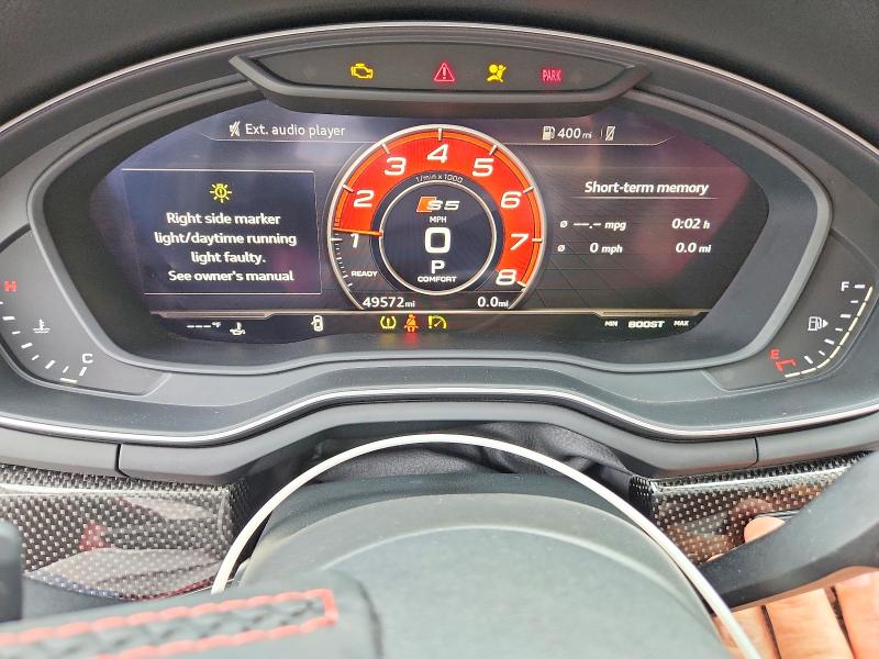 Aukcja sprzedaży 2019 Audi S5, vin: WAUB4CF57KA016496, numer aukcji: 70217476
