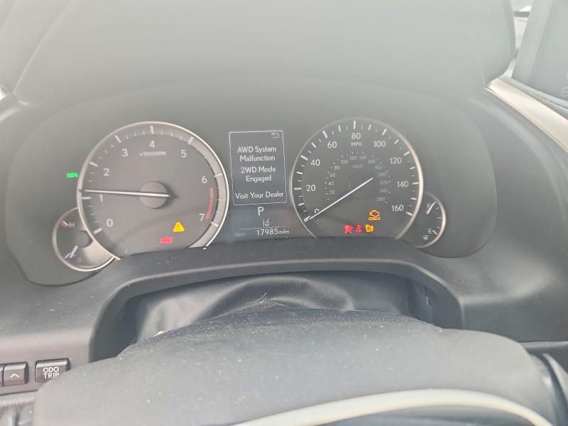 69181946 :رقم المزاد ، 2T2HZMDA8NC355932 vin ، 2022 Lexus Rx مزاد بيع