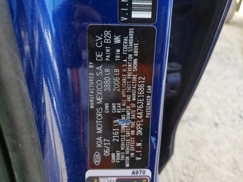 Auction sale of the 2018 Kia Forte, vin: 3KPFL4A76JE168612        , lot number: 69140516