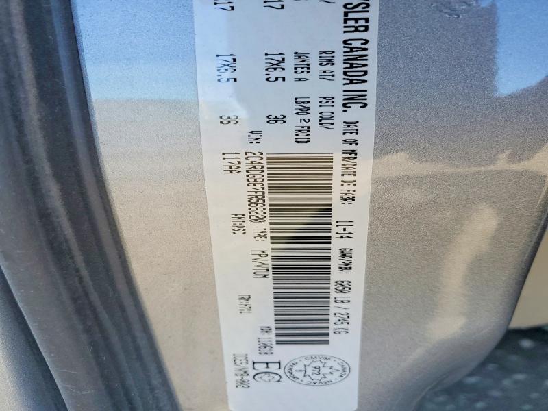 69417516 :رقم المزاد ، 2C4RDGBG7FR566220 vin ، 2015 Dodge Grand Caravan مزاد بيع