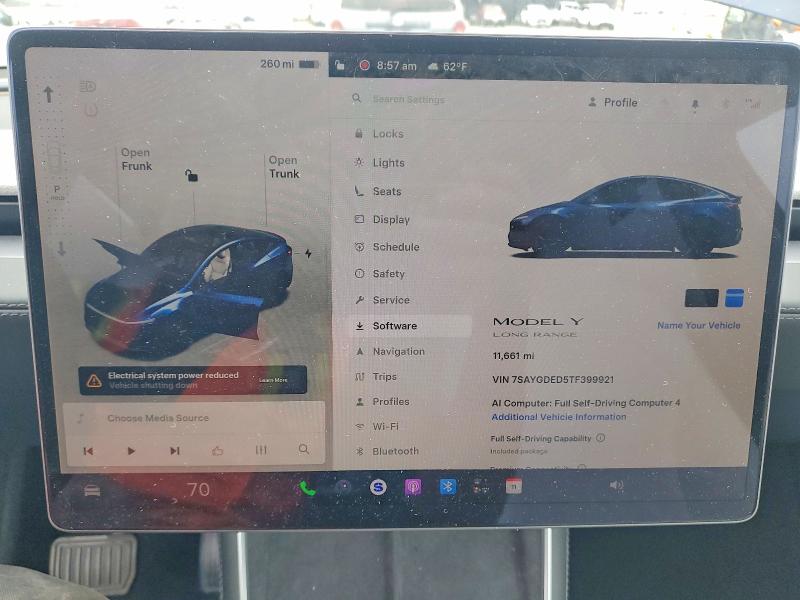 Aukcja sprzedaży 2026 Tesla Model Y, vin: 7SAYGDED5TF399921, numer aukcji: 68217086