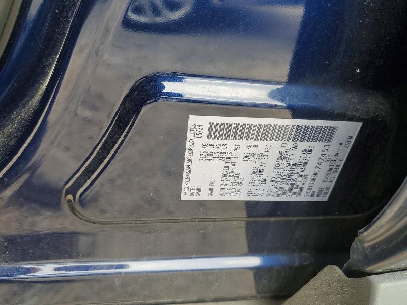 Aukcja sprzedaży 2024 Nissan Rogue, vin: 5N1BT3BB8RC747451, numer aukcji: 69559666