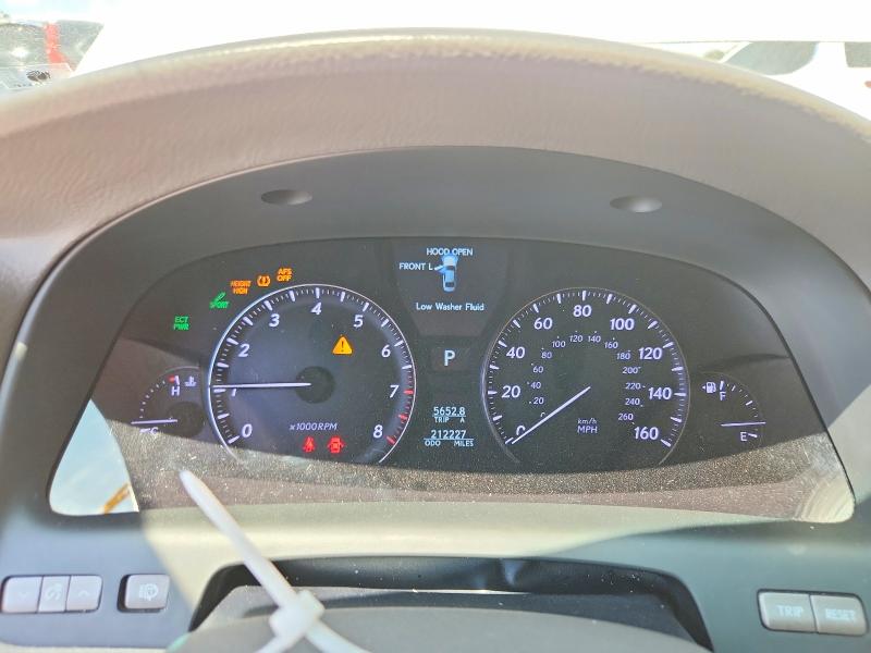 66900586 :رقم المزاد ، JTHGL5EF7C5046656 vin ، 2012 Lexus Ls مزاد بيع