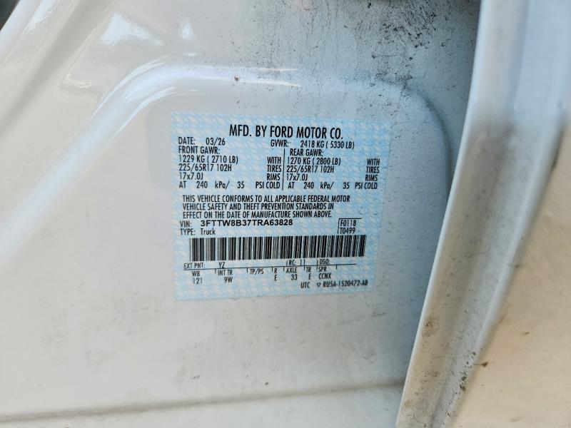 Продаж на аукціоні авто 2026 Ford Maverick, vin: 3FTTW8B37TRA63828, номер лоту: 69591966